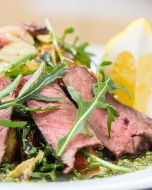 Картофельный салат с говядиной