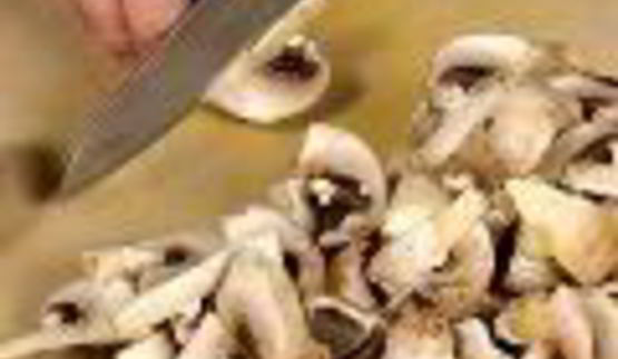 картофельный салат с грибами