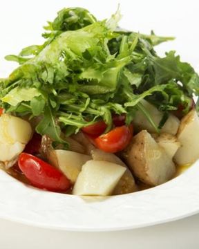 Картофельный салат с облепиховой заправкой