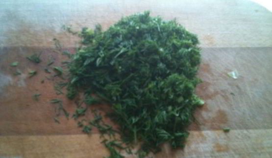 картофельный салат с редисом