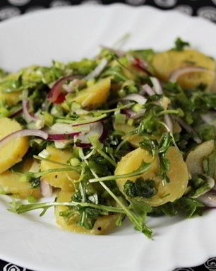 Картофельный салат с руколой
