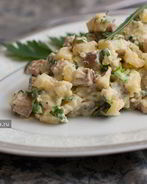 Картофельный салат с селедкой