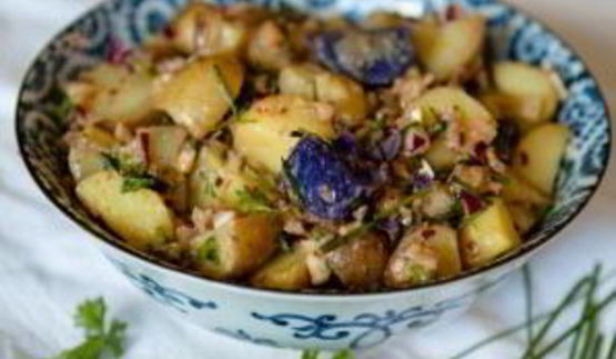 постный картофельный салат