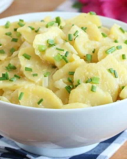 Рецепт салата из картофеля и лука