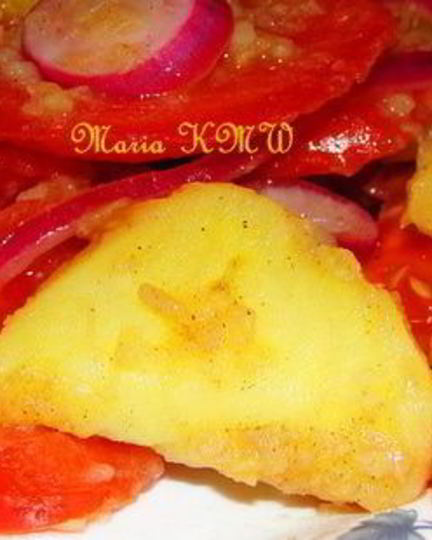 Рецепт салата картофельного с помидорами