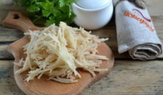 салат с картофельной стружкой