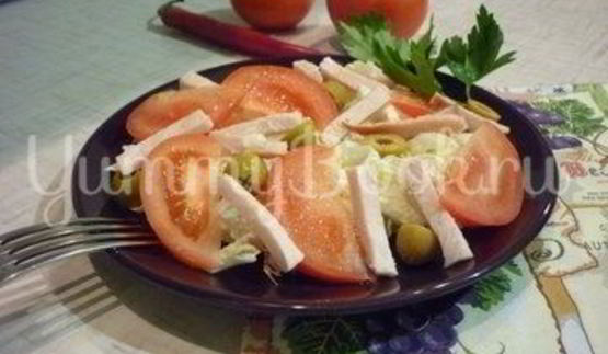 легкий салат хельга