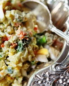 Диетический оливье