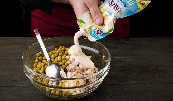 легкий салат оливье