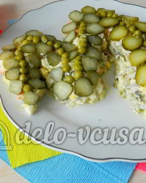 Оливье с мясом