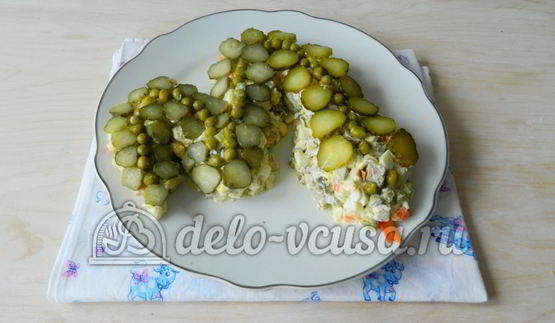 оливье с мясом