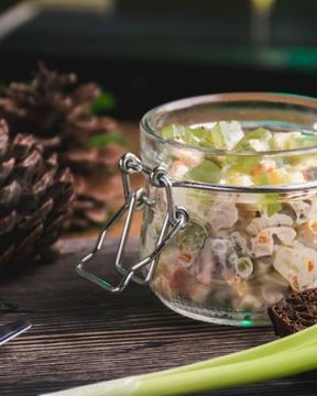 Оливье с ростбифом