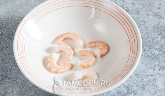 постный оливье с креветками