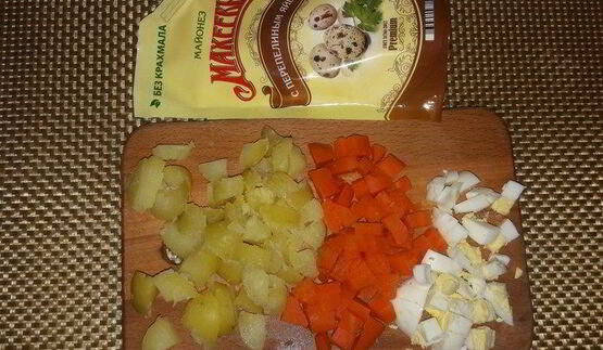 рыбный оливье