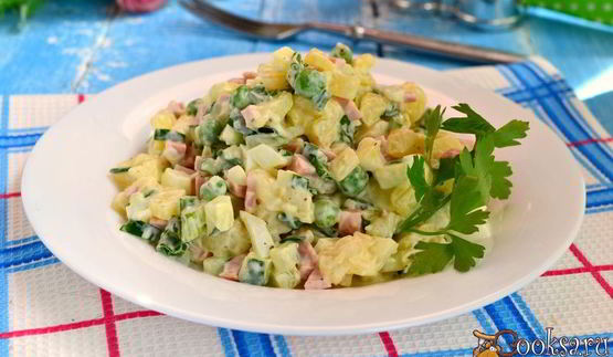 салат летний оливье