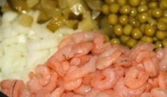 салат оливье с икрой