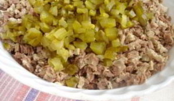 салат оливье с мясом