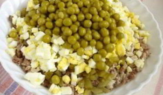 салат оливье с мясом