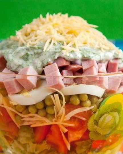 Рецепт салата типа оливье