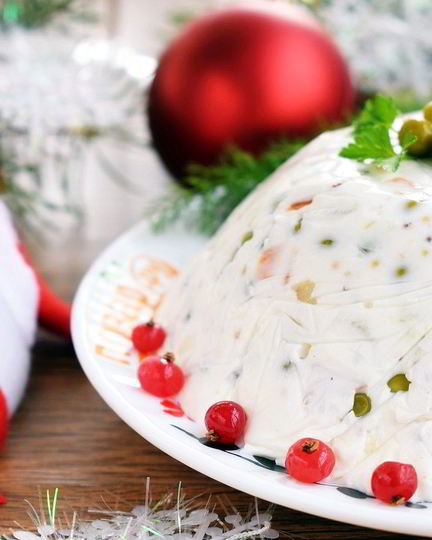 Рецепт салата-желе оливье