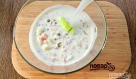 салат-желе оливье