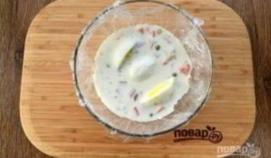 салат-желе оливье