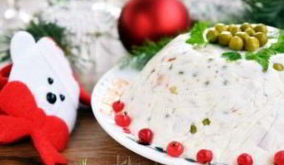 салат-желе оливье