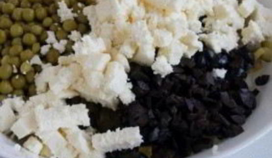 вегетарианский салат оливье