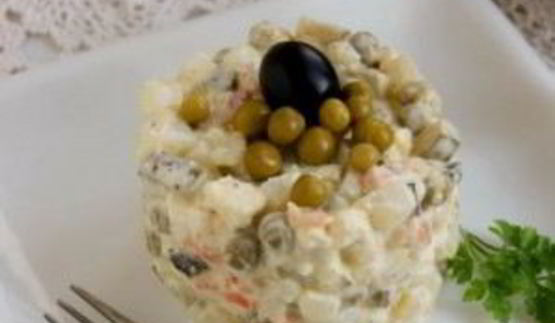 вегетарианский салат оливье