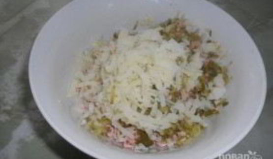 закуска оливье-рулет