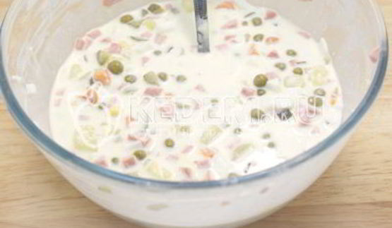 заливное оливье