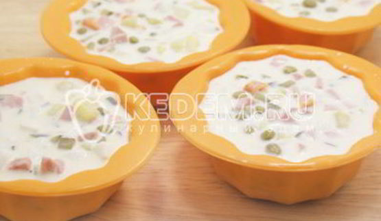 заливное оливье