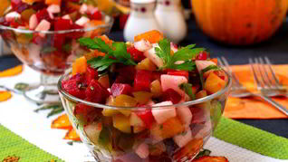 Салаты из тыквы