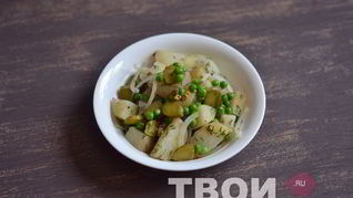 Салаты с горошком