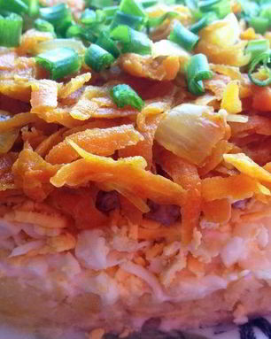 Печеночный салат