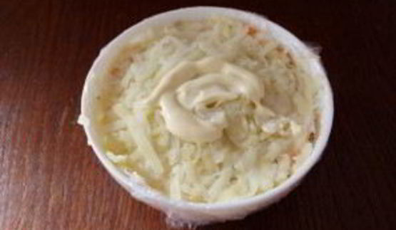 салат грибная полянка с курицей