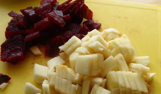 салат из фасоли и свеклы