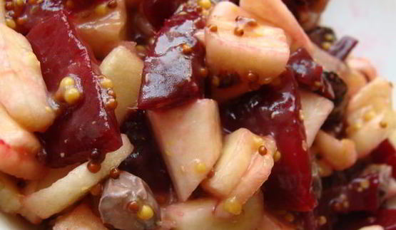 салат из фасоли и свеклы