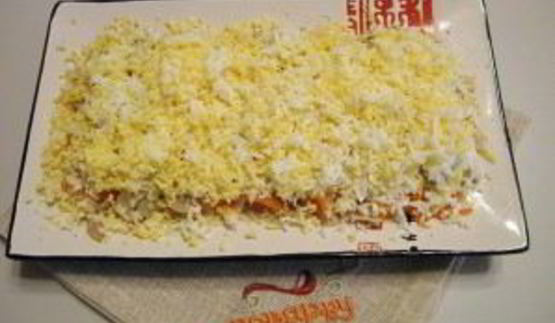 салат из курицы с майонезом