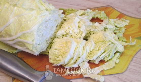 салат из пекинской капусты с сыром