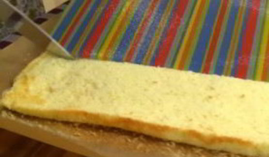 бисквитный рулет мимоза