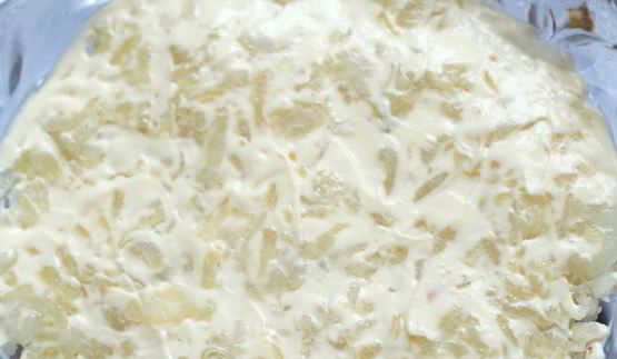 салат мимоза с консервированной горбушей