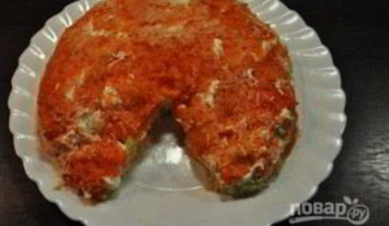 салат мимоза с мышками