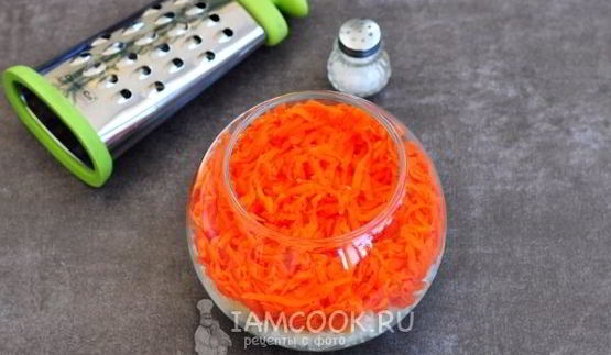 салат мимоза с печенью трески