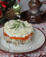 Салат Мимоза с рисом