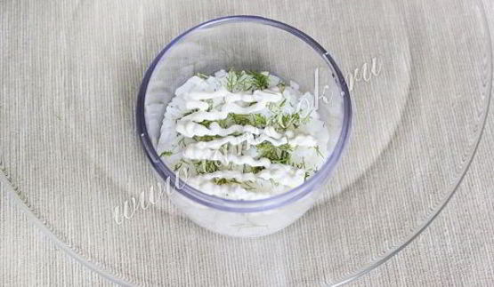 салат мимоза с рисом