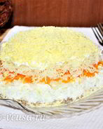 Салат Мимоза с сардиной