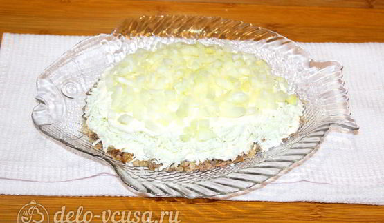 салат мимоза с сардиной