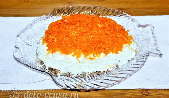 салат мимоза с сардиной