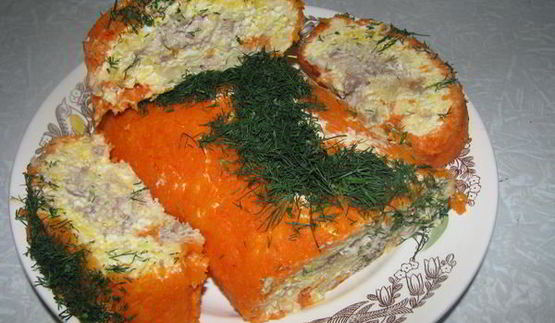 салат мимоза